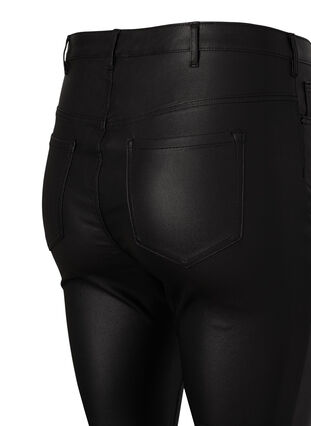 Powlekane jeansy Amy z suwakiem, Black, Packshot image number 2