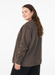Bluza z okraglym dekoltem, Brązowy, Model image number 2