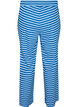 Spodnie pizamowe w paski z wysoka talia i szerokimi nogawkami, Niebieskie, Packshot image number 1