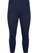 3/4-length wiskozowe legginsy w stylu basic, Niebieskie, Packshot image number 0