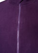 Bluza polarowa z suwakiem i wysokim kolnierzem, Fioletowy, Packshot image number 2