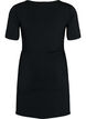 Krótka sukienka z wycieciem, Black, Packshot image number 1