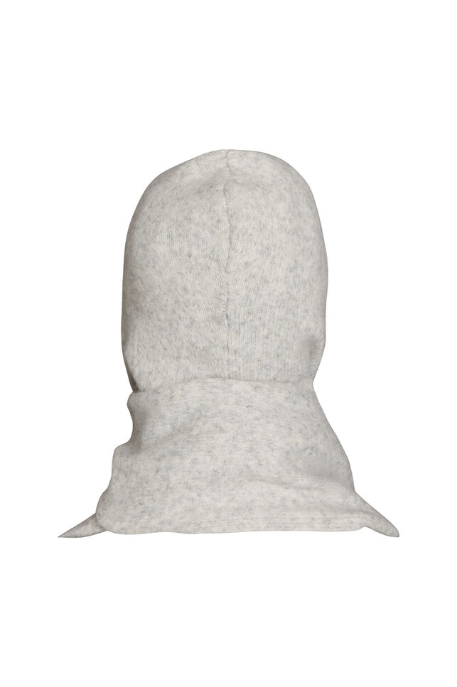 Szalik z kapturem z dzianiny, Szary, Packshot image number 1