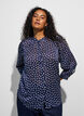 Koszula w krate z wykladanym kolnierzem i 3/4-sleeves, Niebieskie, Model image number 3