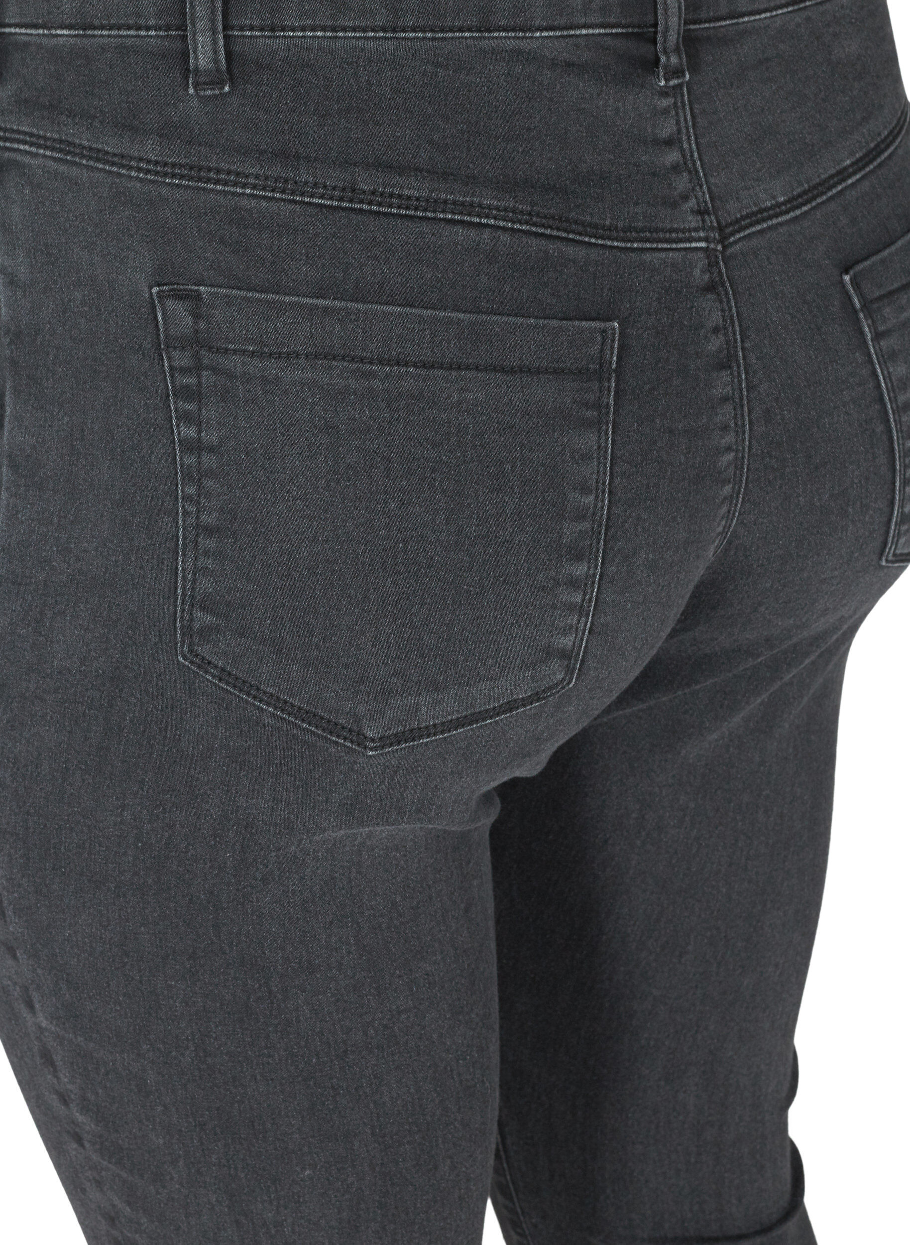 Zizzi Jegginsy z mieszanki bawelny, Grey Denim, Packshot image number 2