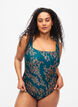 Strój kapielowy z kwiatowym nadrukiem, Zebra Flower, Model image number 0