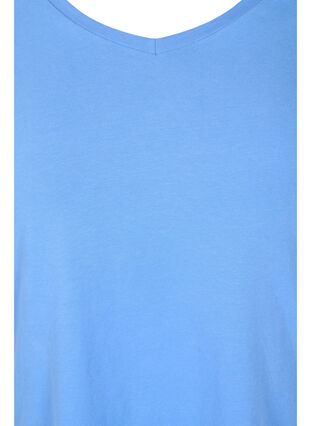 Podstawowa, gladka bawelniana koszulka, Ultramarine, Packshot image number 2