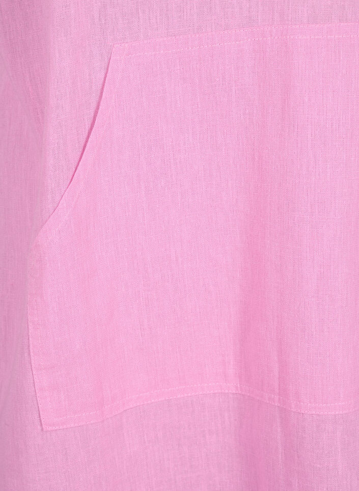 Sukienka z kapturem z mieszanki bawelny i lnu, Rosebloom, Packshot image number 2