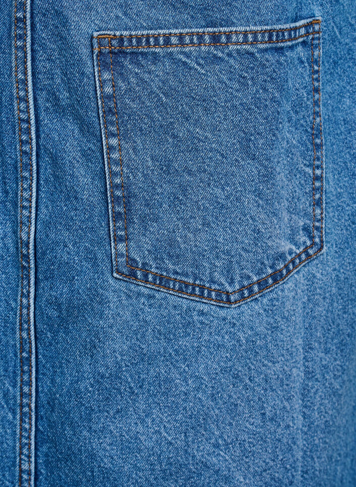 Dzinsowa sukienka midi, Blue Denim, Packshot image number 3