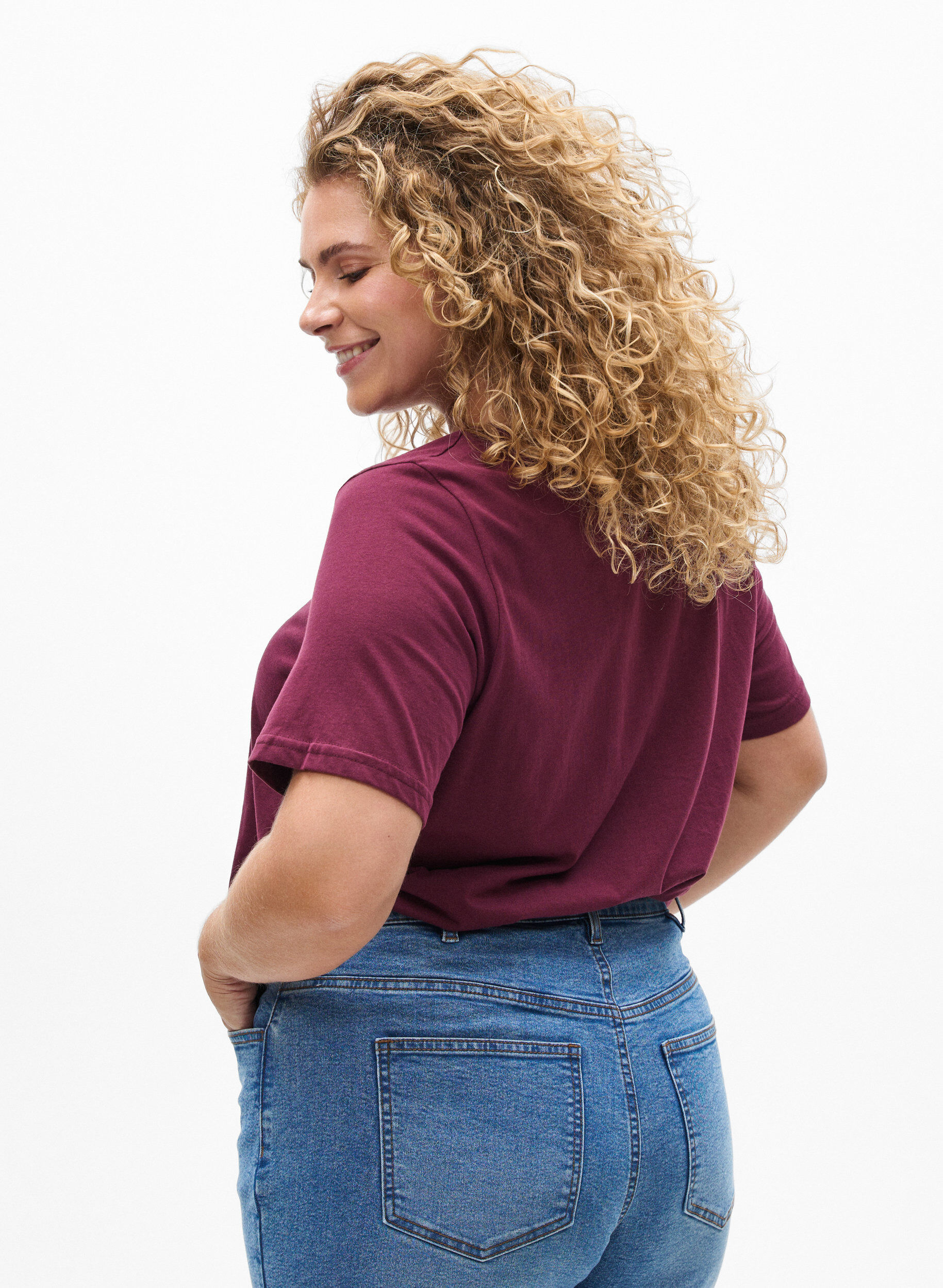 Zizzi FLASH - Koszulka z nadrukiem, Czerwony, Model image number 2