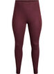 Legginsy basic z wiskozy, Ciemnobordowy, Packshot image number 0