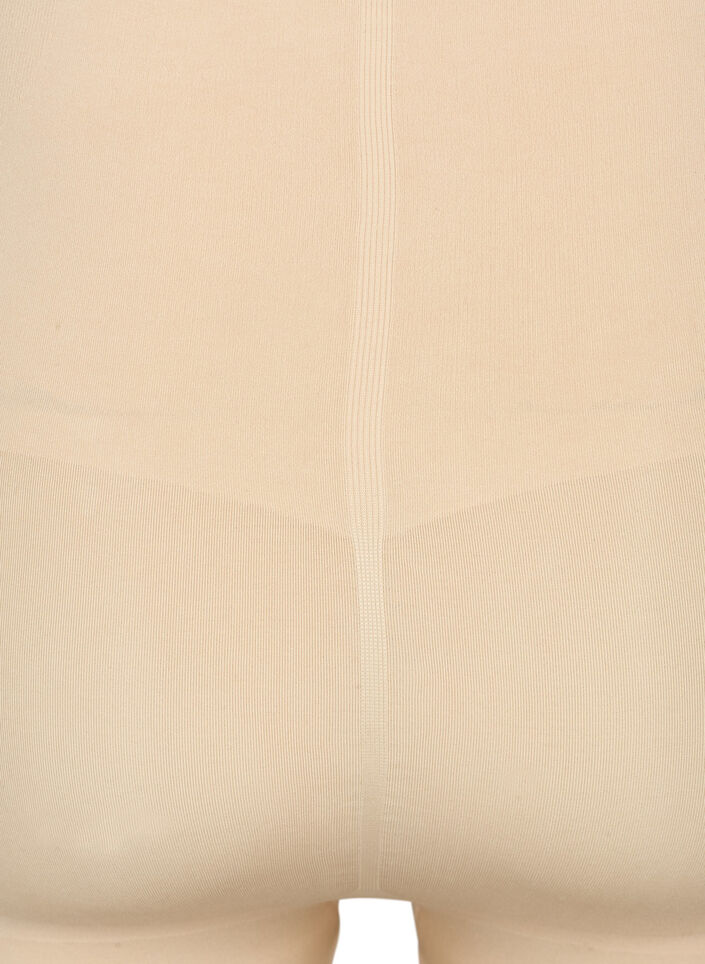 Szorty modelujace z wysokim stanem, Beżowy, Packshot