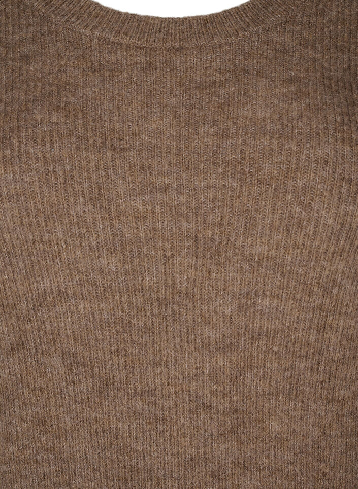 Dzianinowa sukienka z dlugimi rekawami, Caribou Mel., Packshot image number 2