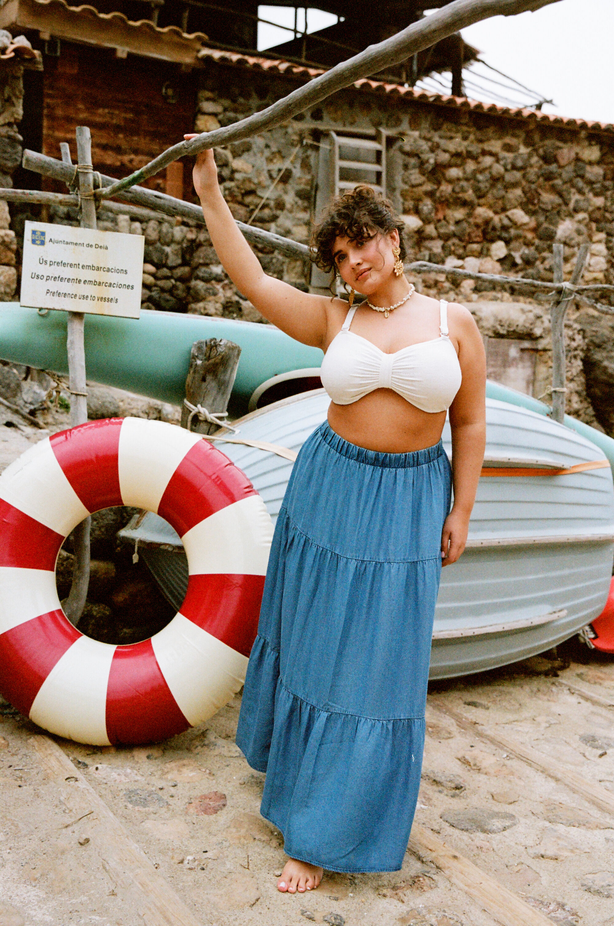 ZizziBohemski w odcieniach morskiego błękitu, , Model