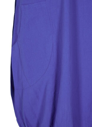 Bawelniana sukienka z krótkim rekawem, Dazzling Blue, Packshot image number 3
