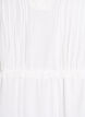 Tunika w ksztalcie trapezu z falbanami, Biały, Packshot image number 2