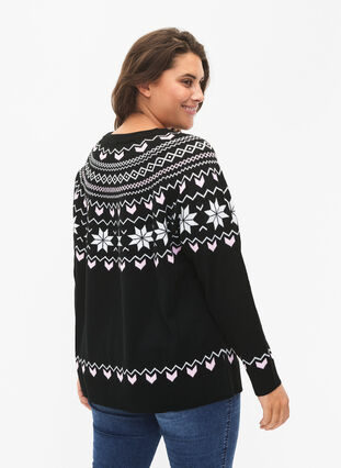 Swiateczny sweter, Black Comb, Model image number 1