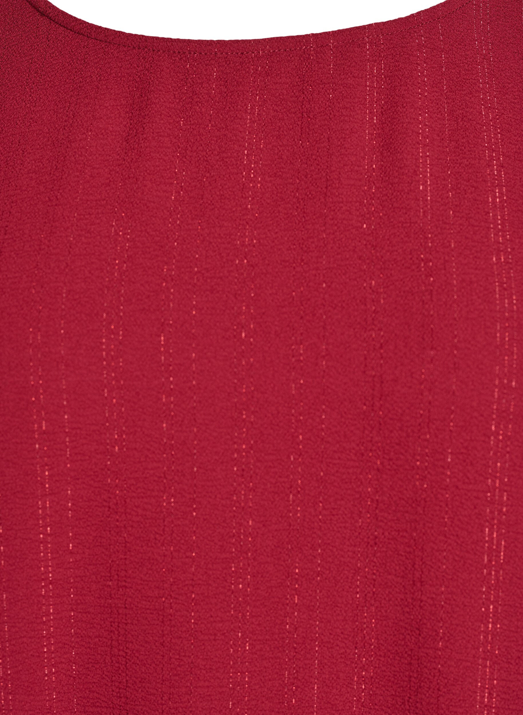 ZizziBluzka z brokatem, Ciemnobordowy, Packshot image number 2