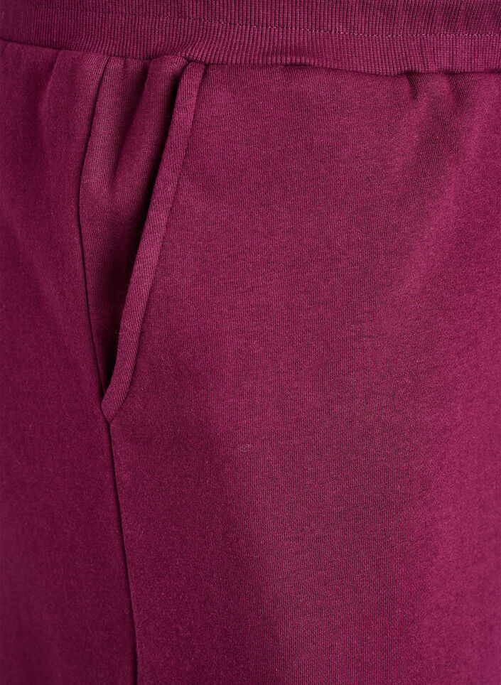 Spodnie dresowe z kieszeniami, Ciemnobordowy, Packshot image number 2