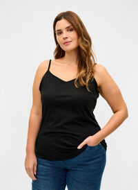 Podstawowa koszulka bawelniana 2-pack, Black/Black, Model