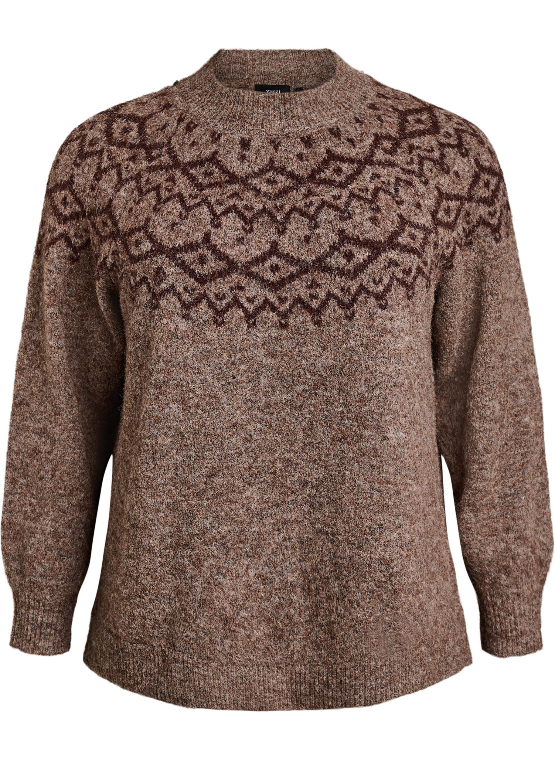 Sweter w norweski wz&oacute;r