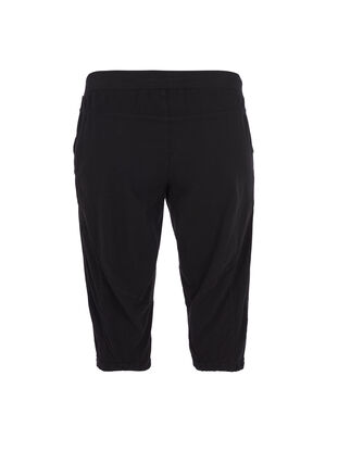 Bawelniane spodnie o luznym kroju, Black, Packshot image number 1