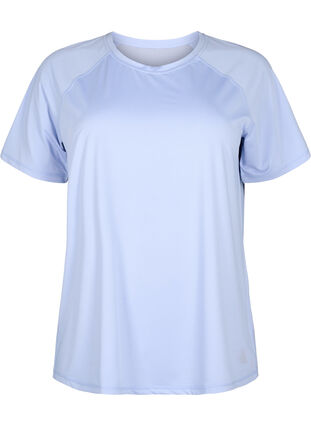 Koszulka treningowa z siateczkowym tylem, Zen Blue, Packshot image number 0