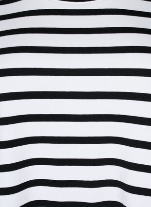 Bawelniana koszulka w paski, Black Stripes, Packshot image number 2