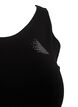 Sports bra with cut out part, Black, Packshot image number 2