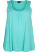 Top w ksztalcie litery A z okraglym dekoltem, Turquoise, Packshot image number 0
