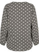 Bluzka koszulowa z dekoltem w serek i nadrukiem, Birch Graphic AOP, Packshot image number 1