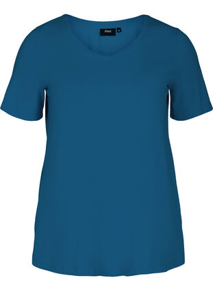 Koszulka typu basic z dekoltem w serek, Poseidon, Packshot image number 0