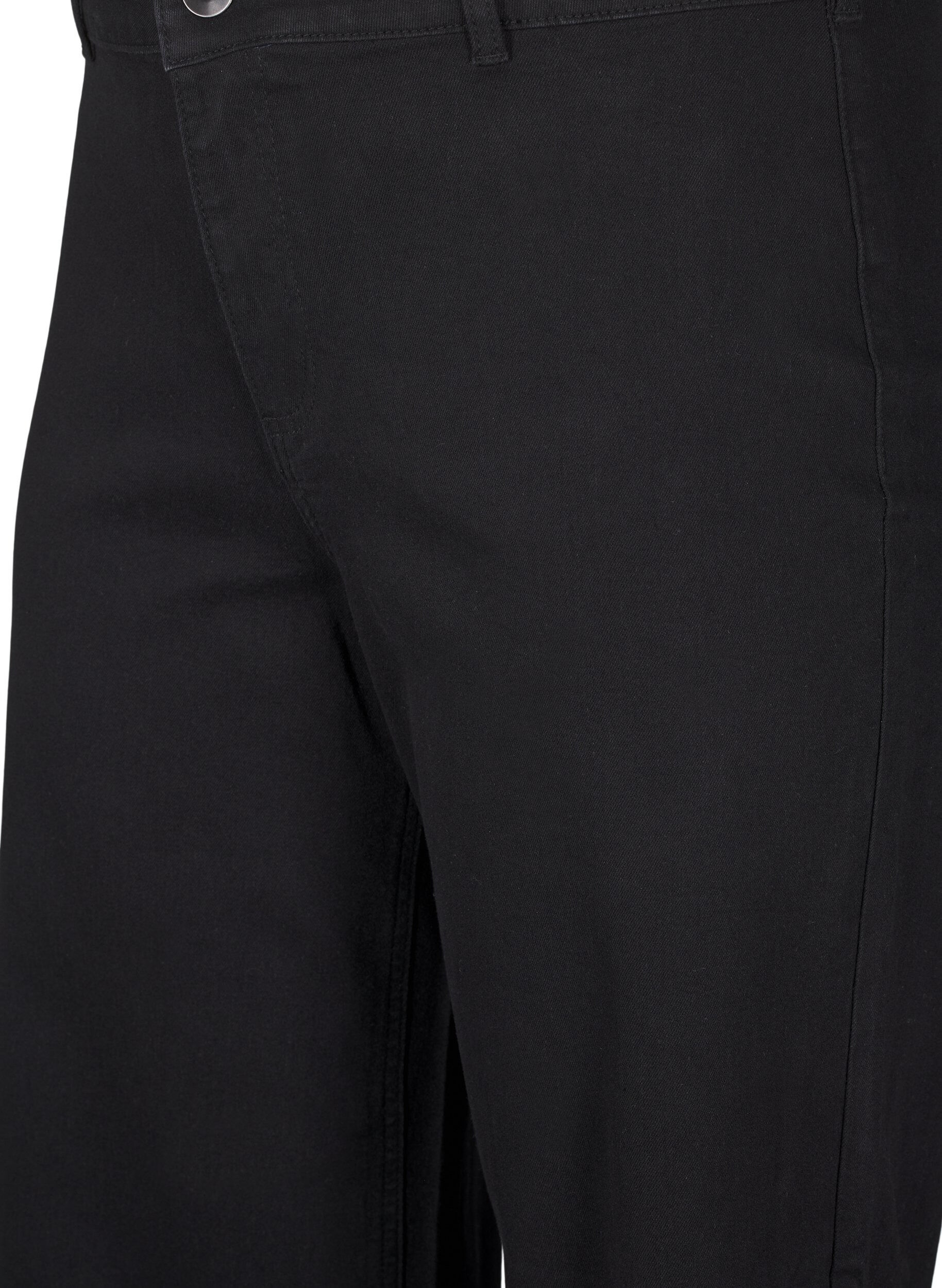 ZizziJeansy z szerokimi nogawkami, Czarne, Packshot image number 2