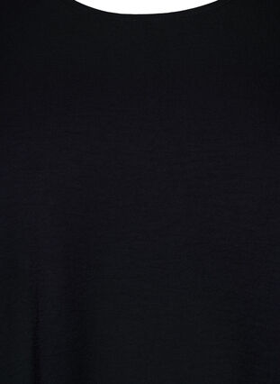 Bluzka z bufiastymi rekawami, Black, Packshot image number 2
