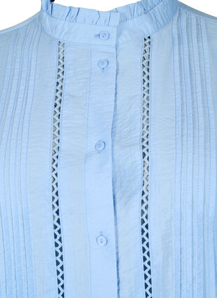 Bluzka koszulowa z wiskozy z kolnierzykiem z falbanami, Serenity, Packshot image number 2