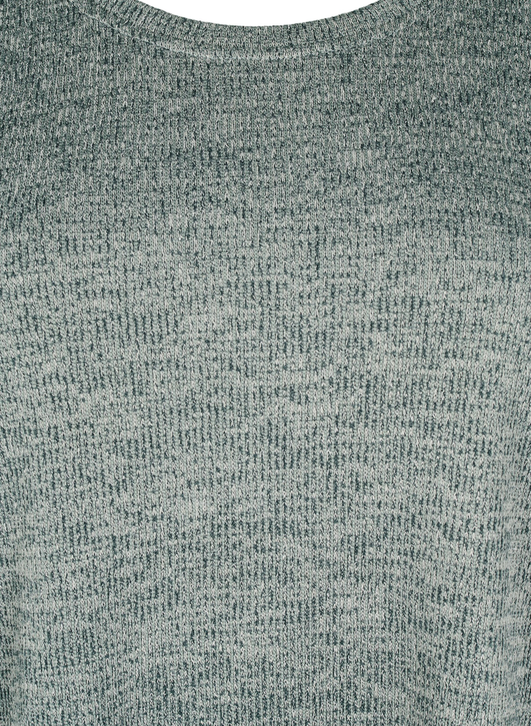 Zizzi FLASH - Dzersejowa bluzka z dlugim rekawem, Zielony, Packshot image number 2