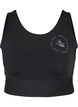 CORE, MID SUPPORT SPORTS BRA - Biustonosz sportowy, Black, Packshot image number 0
