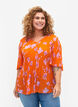Plisowana bluzka w kwiaty, Exuberance Flower, Model image number 0