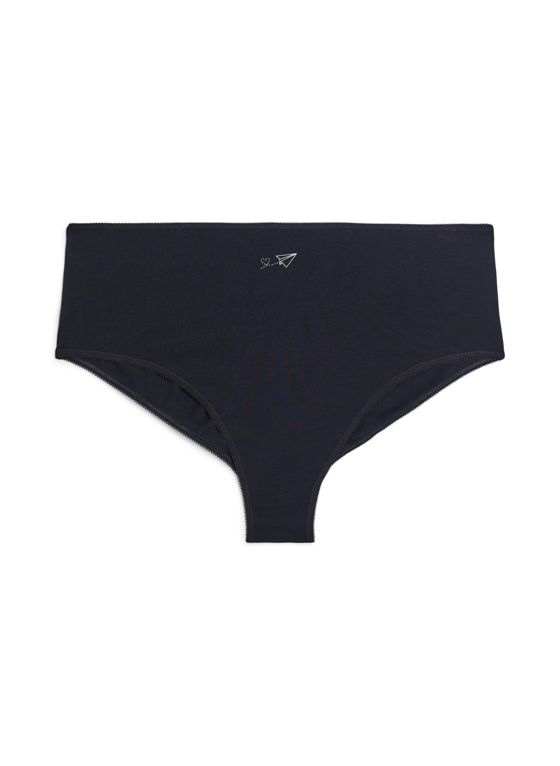 Zizzi 7-pak majtek typu hipster z regularnym stanem, Fioletowy, Packshot image number 2