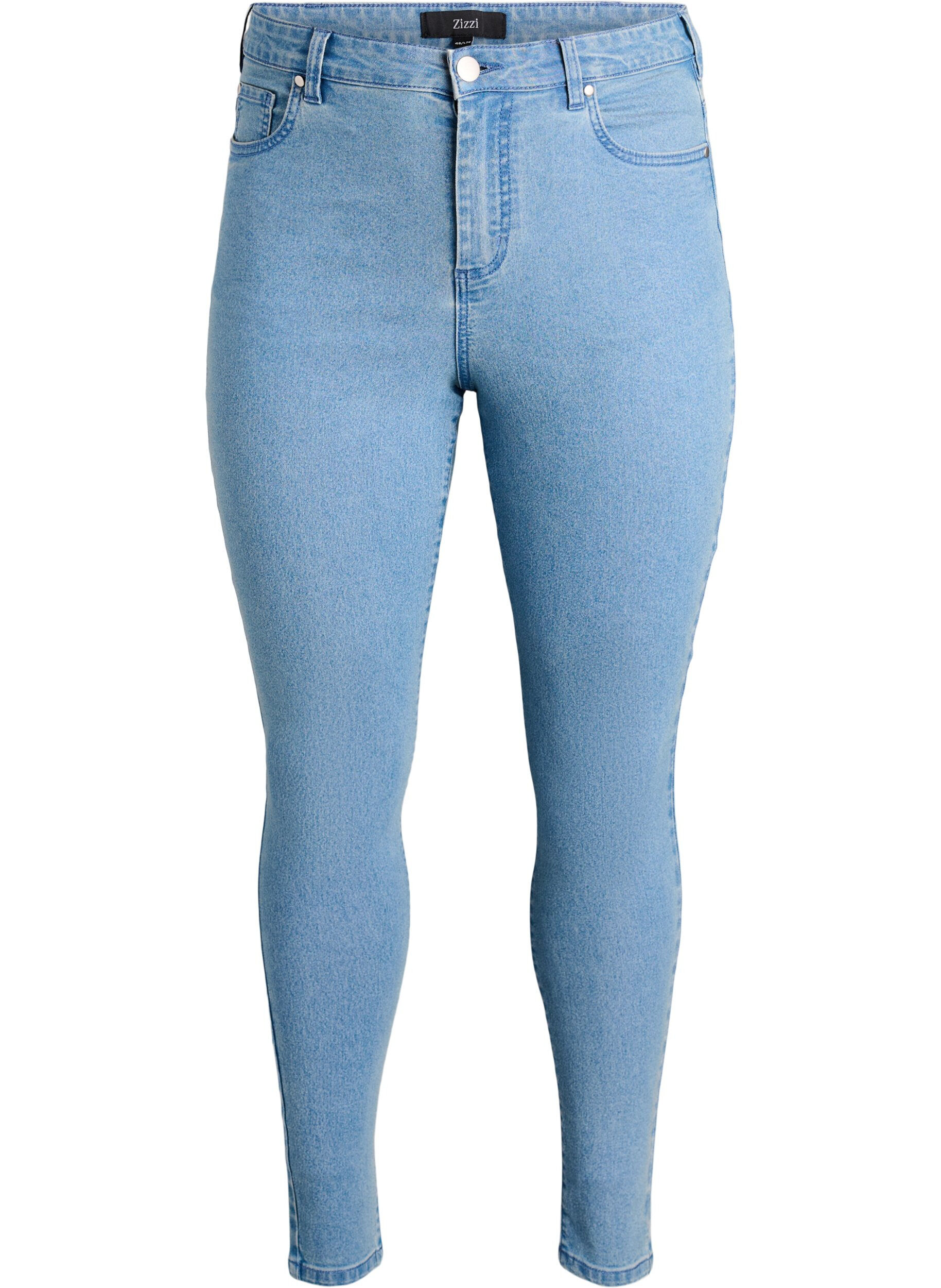 Jeansy super slim z wysokim stanem Amy