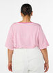 Koszulka z TENCEL&trade; Lyocell i paskami, R&oacute;żowy, Model image number 2