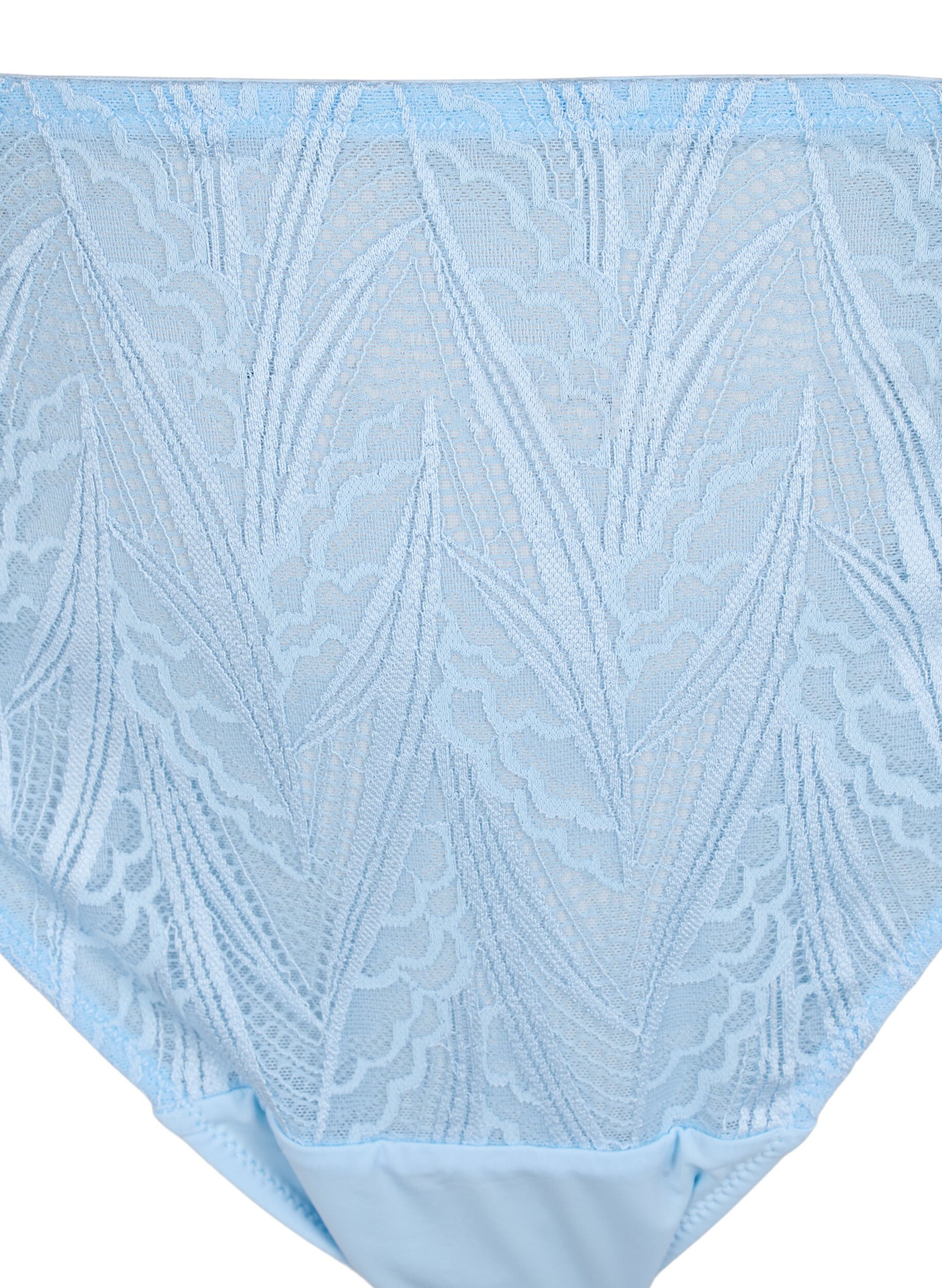 Zizzi Stringi typu G z koronka i regularnym stanem, Niebieskie, Packshot image number 2