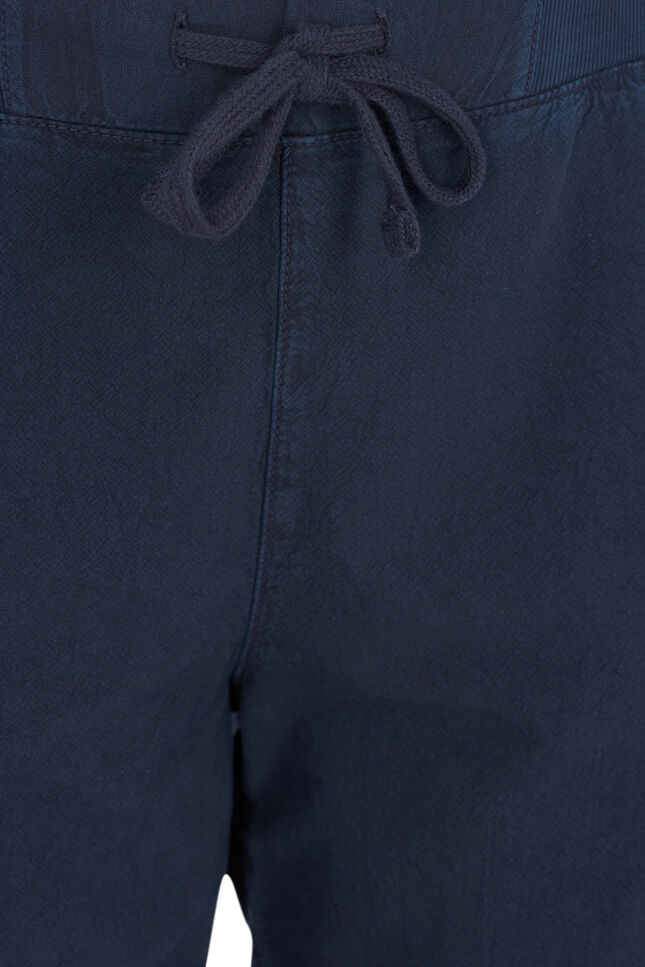 Bawelniane spodnie capri, Niebieskie, Packshot image number 2