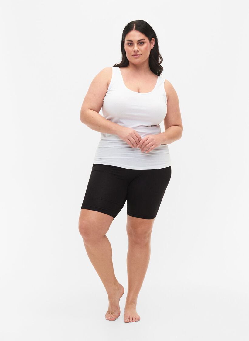  Wiskozowe szorty rowerowe 2-pack, Czarne, Model image number 1