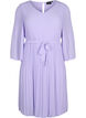 Pleated dress with 3/4 sleeves, Lavender, Packshot image number 0