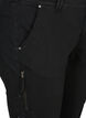 Jeansy capri o dopasowanym kroju z kieszeniami, Czarne, Packshot image number 2