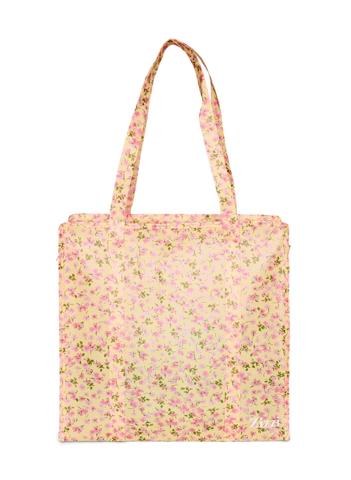 Torba na zakupy z suwakiem, Ż&oacute;łty, Packshot image number 0