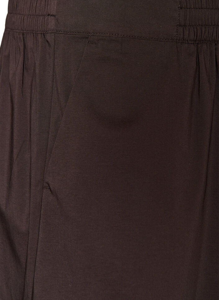 Spodnie balonowe z kieszeniami i elastycznym pasem w talii, Brązowy, Packshot image number 2