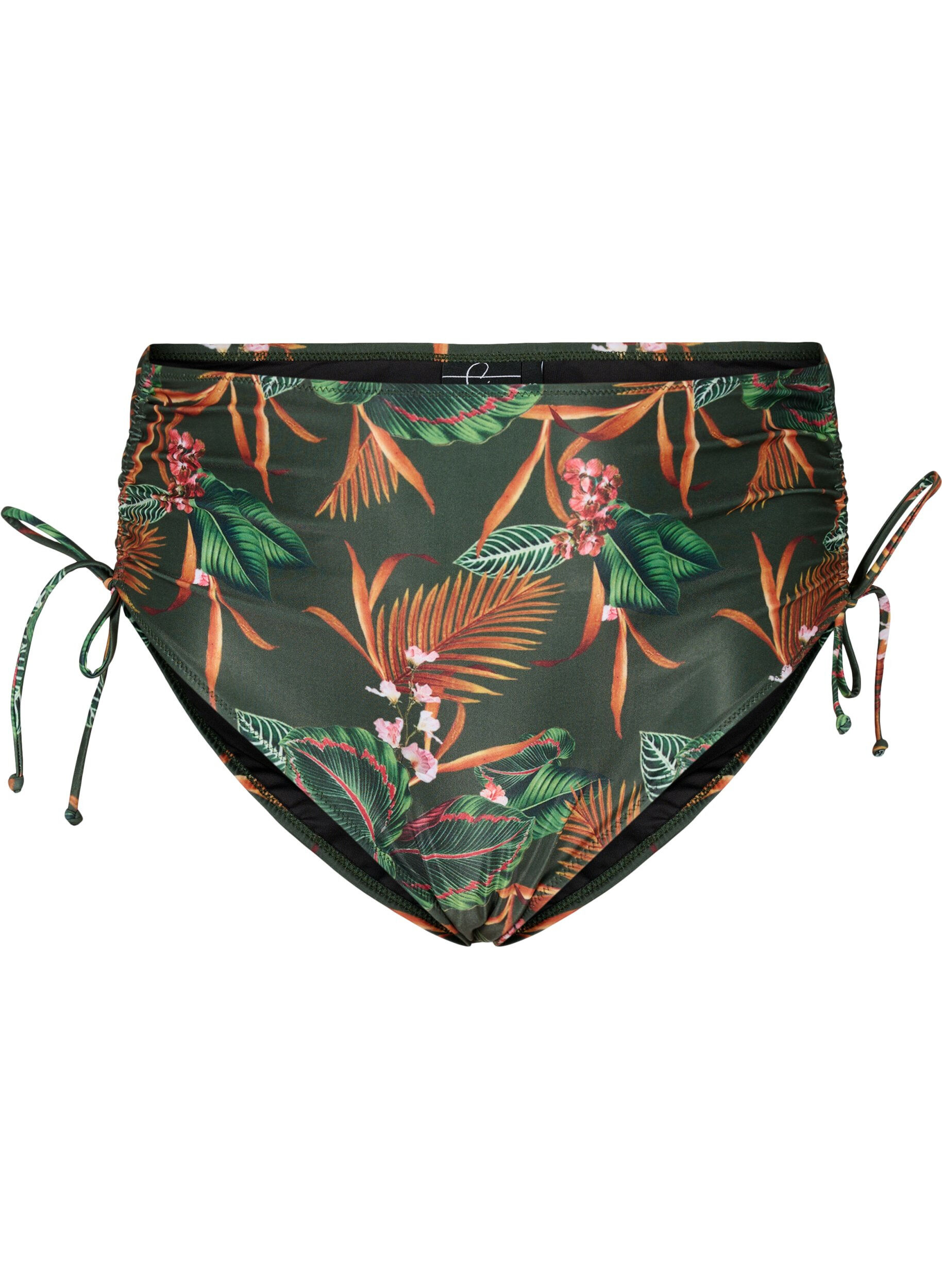 Zizzi Doly bikini z nadrukiem i wysokim stanem, Boheme Palm Aop , Packshot image number 0