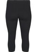Podstawowe legginsy 3/4 z wiskozy, Black, Packshot image number 1